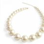 Cotton pearl necklace by Anq 